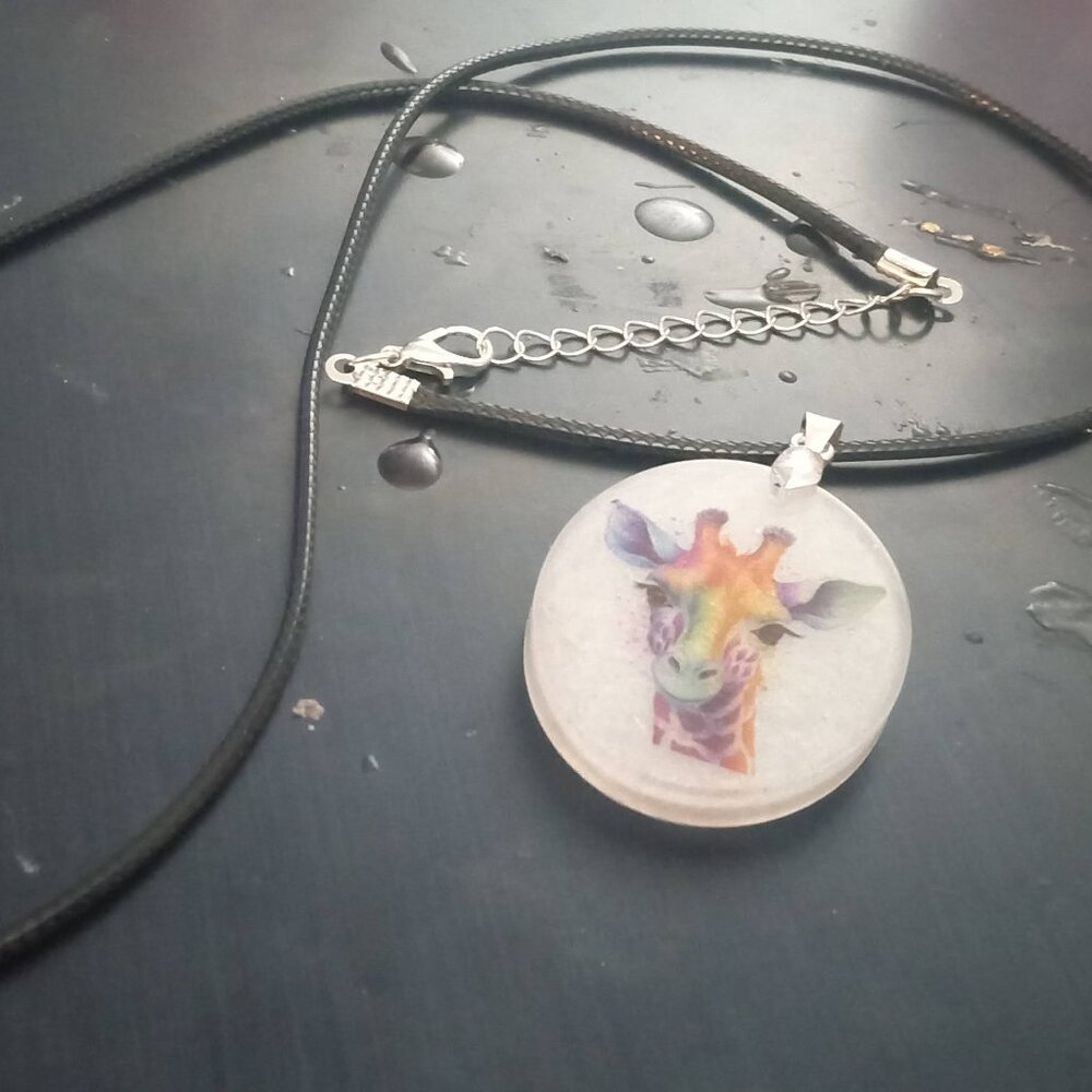 Handmade Giraffe Necklace
